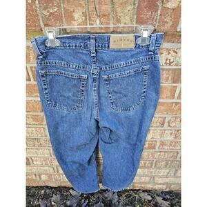 Riders by Lee Jeans Womens Sz 8 28x20 Blue Capri Cropped Denim Mid Rise Stretch